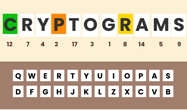 Cryptograms 🎮 Play Free Word Games Online